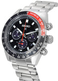 Buy Shop Seiko Prospex Speedtimer Solar Chronograph Black Dial Silver Steel Strap Watch for Men - SSC915 USA Online