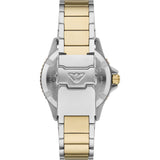 Buy Shop Emporio Armani World Explorer Blue Dial Two Tone Steel Strap Watch for Men - AR11682 USA Online