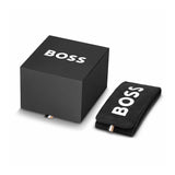 Buy Shop Hugo Boss Runner 3H Black Dial Silver Steel Strap Watch for Men - 1514210 USA Online