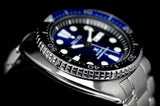 Buy Shop Seiko Prospex Deep Blue Batman Turtle Diver's Automatic Blue Dial Silver Steel Strap Watch for Men - SRPC25J1 USA Online