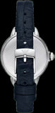 Buy Shop Emporio Armani Mia Moonphase Blue Dial Blue Leather Strap Watch for Women - AR11629 USA Online