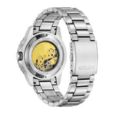 Buy Shop Citizen Mechanical Automatic Turquoise Dial Silver Steel Strap Watch for Men - NJ0170-83X USA Online