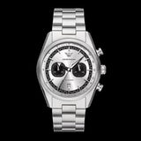 Buy Shop Emporio Armani Racer Chronograph Silver Dial Silver Steel Strap Watch for Men - AR11636 USA Online