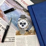 Buy Shop Maserati Velocità Chronograph White Dial Silver Steel Strap Watch for Men - R8873652007 USA Online