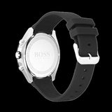 Buy Shop Hugo Boss Runner Chronograph Black Dial Black Silicone Strap Watch for Men - 1514141 USA Online
