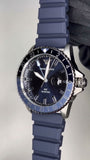 Buy Shop Emporio Armani World Explorer GMT Blue Dial Blue Rubber Strap Watch for Men - AR11592 USA Online