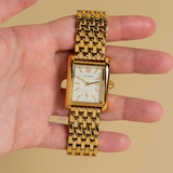 Buy Shop Tory Burch Eleanor White Dial Gold Steel Strap Watch for Women - TBW1060 USA Online