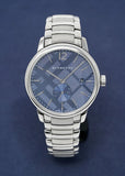 Buy Shop Burberry Classic Blue Dial Silver Steel Strap Watch for Men - BU10007 USA Online