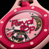 Buy Shop Swatch Royal Pop Pink Dial Pink Leather Strap Watch for Women - Otto Rosso USA Online