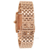 Buy Shop Tory Burch Eleanor Mother of Pearl White Dial Rose Gold Steel Strap Watch for Women - TBW1079 USA Online