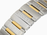 Buy Shop Versace Greca Logo Diver Quartz Green Dial Two Tone Steel Strap Watch for Men - VE8G00524 USA Online