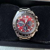 Buy Shop Seiko Prospex US Special Edition Speedtimer Solar Chronograph Red Dial Silver Steel Strap Watch for Men - SSC927 USA Online