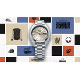 Buy Shop Seiko 5 Sports SNXS Series Automatic Beige Dial Silver Steel Strap Watch for Men - SRPK91K1 USA Online