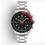 Buy Shop Seiko Prospex Speedtimer Solar Chronograph Black Dial Silver Steel Strap Watch for Men - SSC915 USA Online