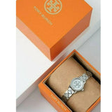 Buy Shop Tory Burch Reva Silver Dial Silver Steel Strap Watch for Women - TBW4044 USA Online