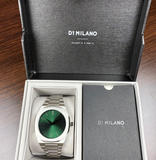 Buy Shop D1 Milano Ultra Thin Green Dial Silver Steel Strap Watch for Men - D1-UTBJ37 USA Online