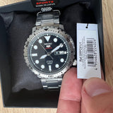 Buy Shop Seiko 5 Sports Automatic Black Dial Silver Steel Strap Watch for Men - SRPC61J1 USA Online