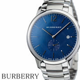 Buy Shop Burberry Classic Blue Dial Silver Steel Strap Watch for Men - BU10007 USA Online