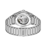 Buy Shop Hugo Boss Troper Automatic Chronograph Green Dial Silver Steel Strap Watch for Men - 1514200 USA Online