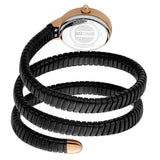 Buy Shop Just Cavalli Snake Black Dial Black Steel Strap Watch for Women - JC1L269M0075 USA Online