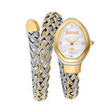 Buy Shop Just Cavalli Novara Mother of Pearl Dial Two Tone Steel Strap Watch for Women - JC1L264M0055 USA Online