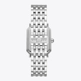 Buy Shop Tory Burch Robinson White Dial Silver Steel Strap Watch for Women - TBW1510 USA Online