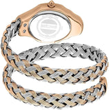 Buy Shop Just Cavalli Twined Blue Dial Two Tone Steel Strap Watch for Women - JC1L305M0065 USA Online