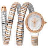 Buy Shop Just Cavalli After Party Silver Dial Two Tone Steel Strap Watch for Women - JC1L269M0065 USA Online