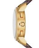 Buy Shop Tory Burch The Tory Chronograph White Dial Maroon Jacquard Strap Watch for Women - TBW1051 USA Online