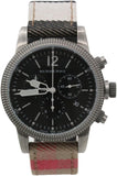 Buy Shop Burberry Utilitarian Chronograph Black Dial Tri Tone Leather Strap Watch for Men - BU7815 USA Online