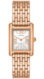 Buy Shop Tory Burch Eleanor Mother of Pearl White Dial Rose Gold Steel Strap Watch for Women - TBW1079 USA Online