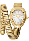 Buy Shop Just Cavalli Aversa Silver Dial Gold Steel Strap Watch for Women - JC1L222M0025 USA Online