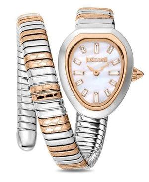 Buy Shop Just Cavalli Aversa Mother of Pearl Dial Two Tone Steel Strap Watch for Women - JC1L222M0065 USA Online