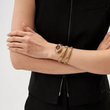 Buy Shop Just Cavalli Mesmerizing Red Dal Gold Steel Strap Watch for Women - JC1L304M0035 USA Online