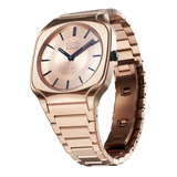 Buy Shop D1 Milano Square Champagne Gold Dial Gold Steel Strap Watch for Unisex - D1-SQBJ04 USA Online