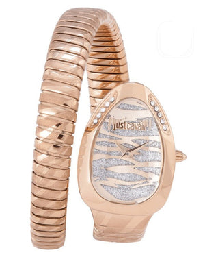 Buy Shop Just Cavalli Taglio White Dial Rose Gold Steel Strap Watch for Women - JC1L225M0055 USA Online