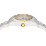 Buy Shop Versace DV One Mini White Dial White Ceramic Dial Watch for Women - VE9F00224 USA Online