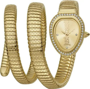 Buy Shop Just Cavalli Doppio Gold Dial Gold Steel Strap Watch for Women - JC1L163M0025 USA Online
