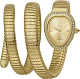 Buy Shop Just Cavalli Doppio Gold Dial Gold Steel Strap Watch for Women - JC1L163M0025 USA Online