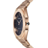 Buy Shop D1 Milano Ultra Thin Black Dial Gold Steel Strap Watch for Men - D1-UTBJ16 USA Online