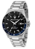 Buy Shop Maserati SFIDA Limited Edition Black Dial Silver Steel Strap Watch for Men - R8853140011 USA Online