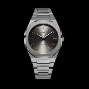 Buy Shop D1 Milano Ultra Thin Anthracite Gray Dial Gray Steel Strap Watch for Men - D1-UTBJ22 USA Online