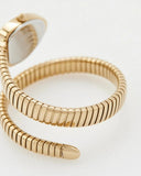 Buy Shop Just Cavalli Lady Snake Red Dial Gold Steel Strap Watch for Women - JC1L249M0025 USA Online