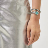 Buy Shop Just Cavalli Lady Snake Blue Dial Silver Steel Strap Watch for Women - JC1L249M0015 USA Online