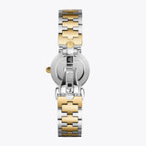 Buy Shop Tory Burch Reva Gold Dial Two Tone Steel Strap Watch for Women - TBW4016 USA Online