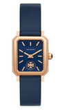Buy Shop Tory Burch Robinson Quartz Blue Dial Blue Leather Strap Watch for Women - TBW1511 USA Online