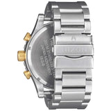 Nixon 51-30 Chronograph Blue Dial Silver Steel Strap Watch for Men - A083-1922