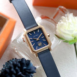 Buy Shop Tory Burch Robinson Quartz Blue Dial Blue Leather Strap Watch for Women - TBW1511 USA Online