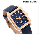 Buy Shop Tory Burch Robinson Quartz Blue Dial Blue Leather Strap Watch for Women - TBW1511 USA Online