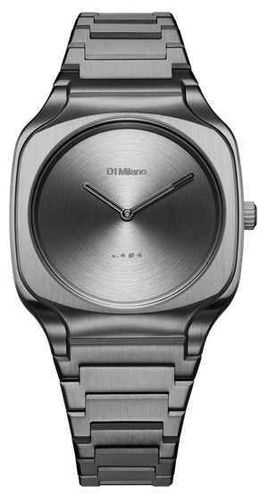 Buy Shop D1 Milano Square Gray Dial Grey Steel Strap Watch for Men - D1-SQBJ11 USA Online